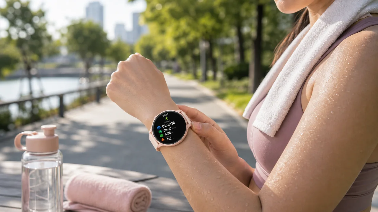MingDaln Women Smart Watch 45mm used for sport tracking and daily water resistance