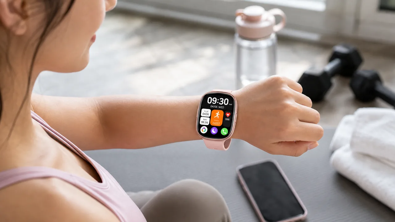 MingDaln 1.93 inch fitness smartwatch used for large-screen sport tracking